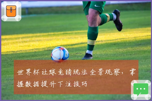 世界杯让球竞猜玩法全景观察，掌握数据提升下注技巧